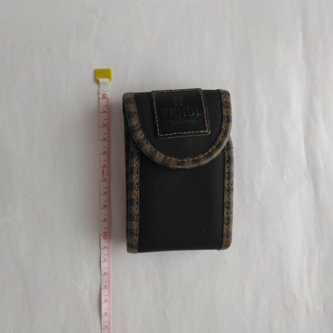 FENDI　黒　ブラウン　マルチケース　シガレットケース　たばこケース　煙草
