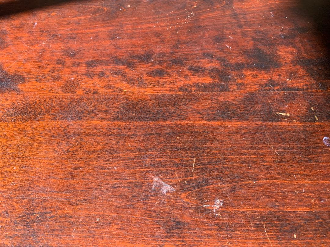 ①北海道民芸家具 片袖机　学習机