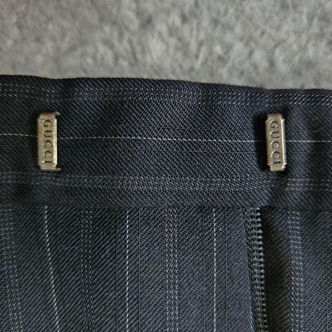 GUCCI トムフォード期　ブラックストライプ　スーツ