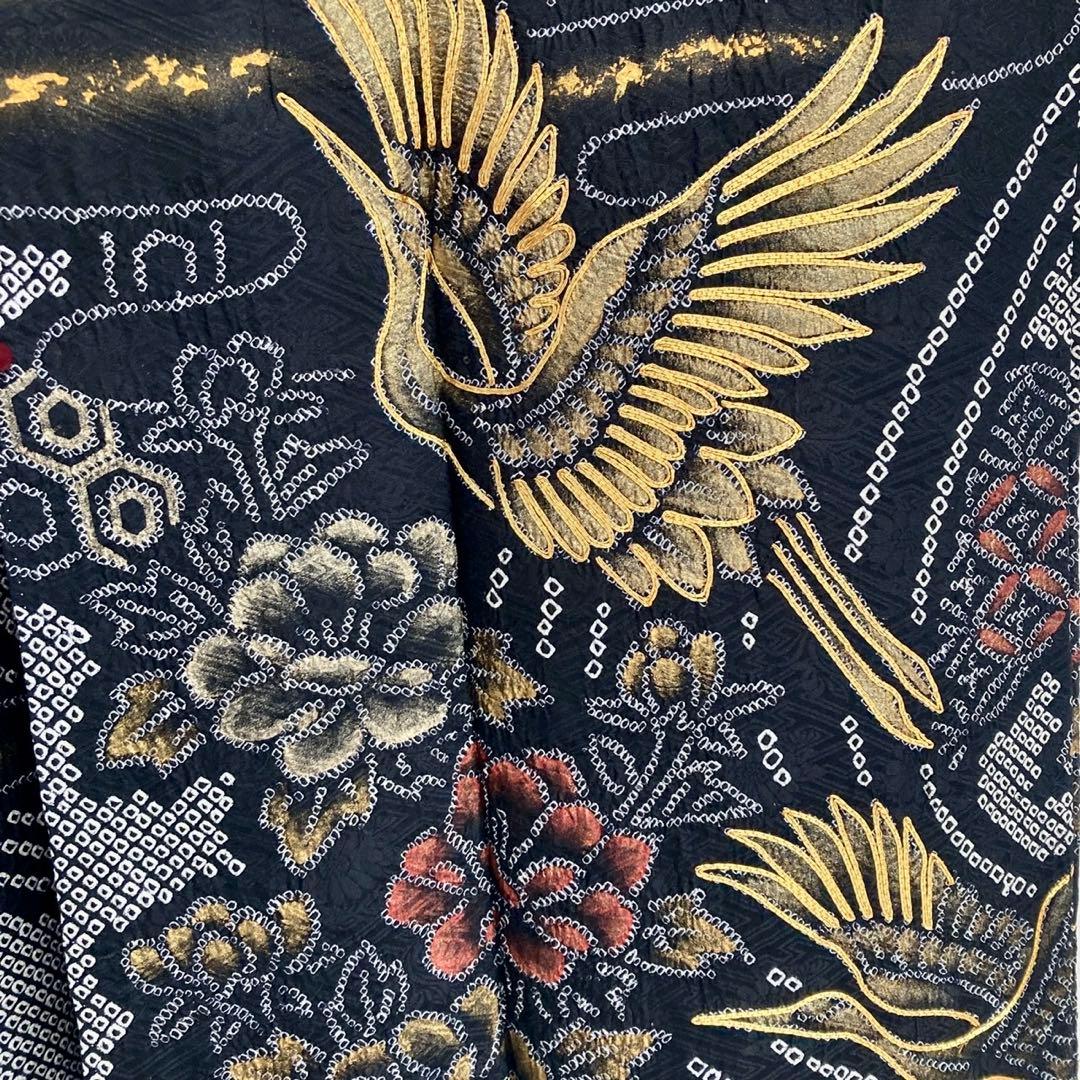 あ です★™️ 総絞り 身丈161 振袖4点セット‼️NO104