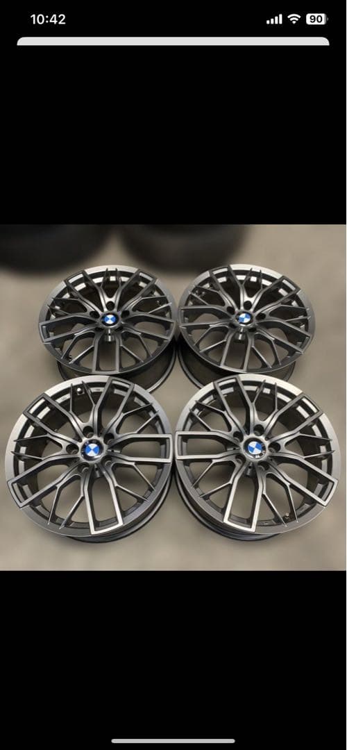 ②☆TACO☆ ユーロバーン MTX BMW用 18インチ （青678）