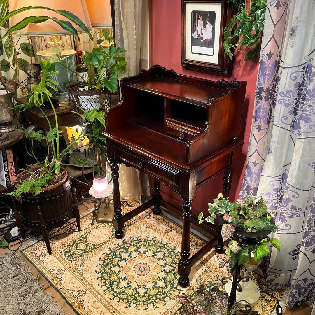 Sale 希少　７０s オールドカリモク　クラシカル　ライティングデスク