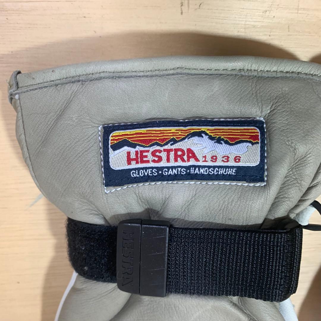 Hestra へストラ本革ミトン グローブ グレーツートン色 9インチ