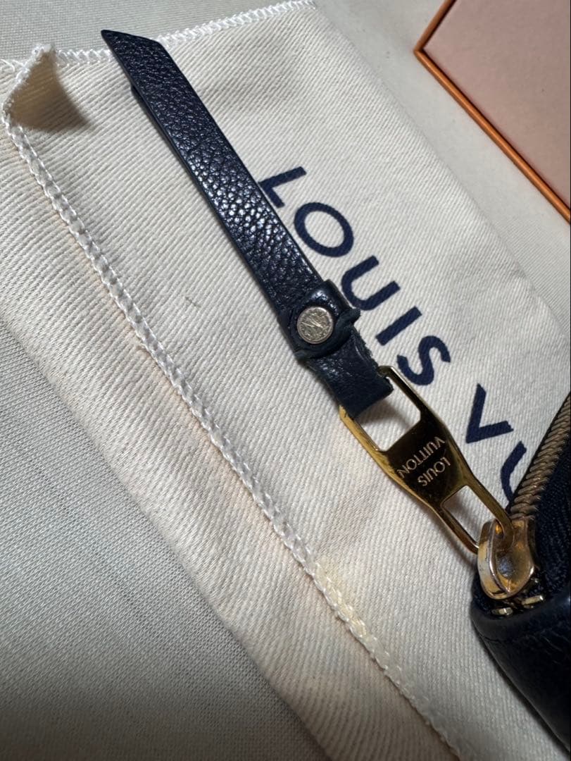 良品　正規品　ルイヴィトン　アンプラント　ジッピーウォレット　ノワール