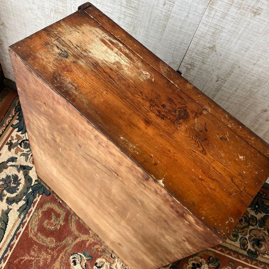 昭和レトロ 古家具 ガラス戸 木製キャビネット 食器棚 飾り棚 サイドボード古材