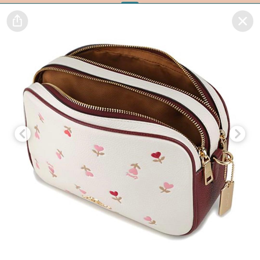 未使用　COACH コーチ　ショルダーバッグ　スマホショルダー　ミニバッグ　本革