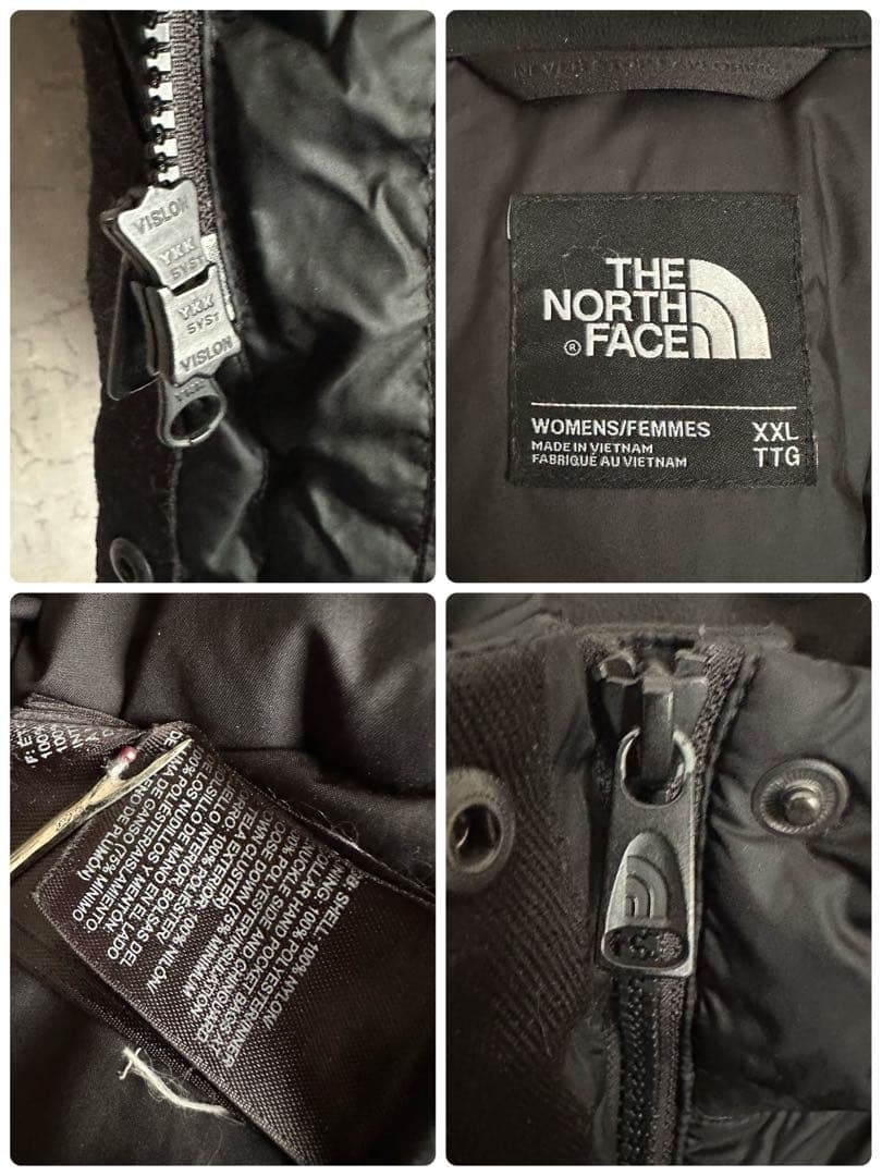 ニ*ム様 ノースフェイス　メトロポリスダウンコート　フード着脱　550フィル　黒