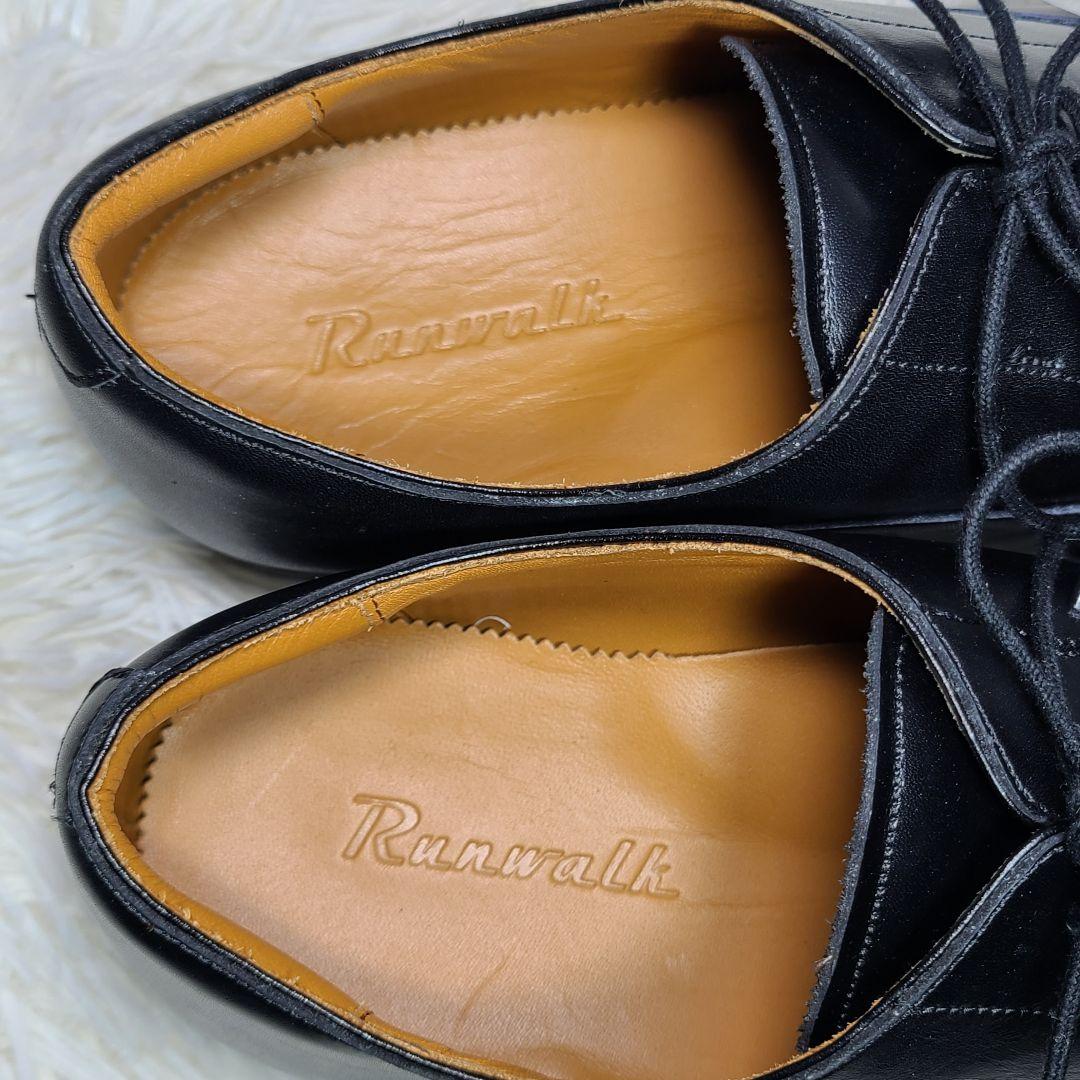 新品【asics RUNWALK】ストレートチップ　ビジネスシューズ　ブラック