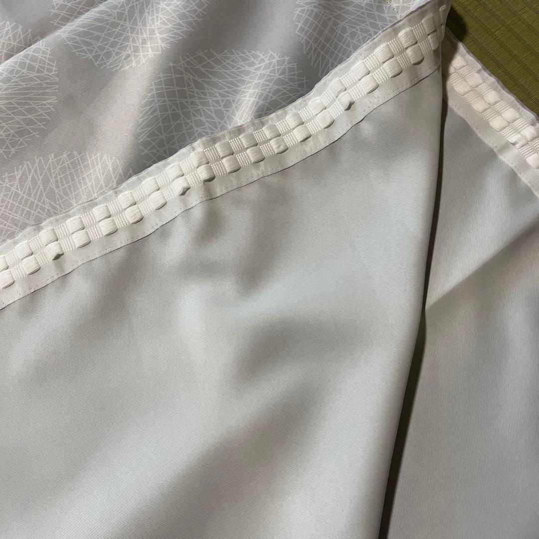 長さ173cm北欧大判カーテン ライトグレー