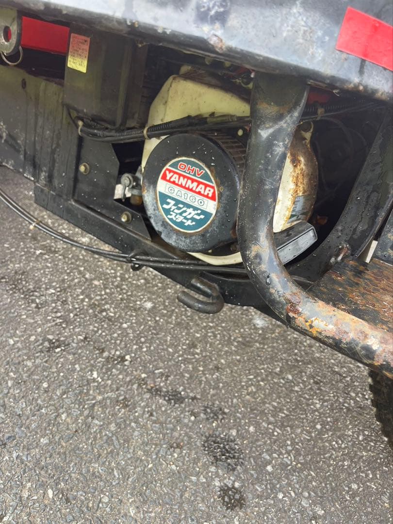 【引取限定】ヤンマー 乗用 運搬車 TG162 油圧ダンプ最大積載量500kg