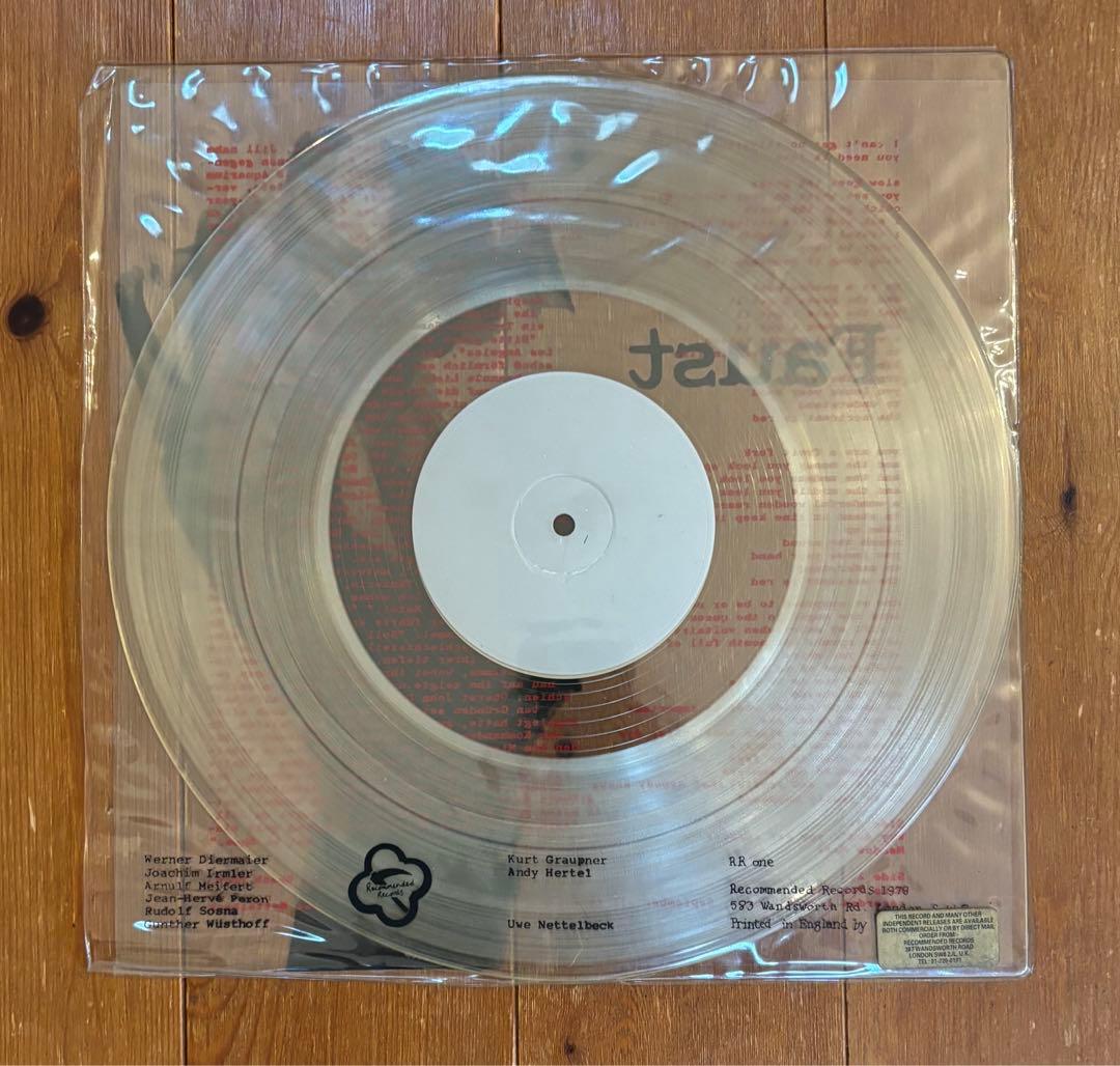Faust クリアレコード アートワーク付き