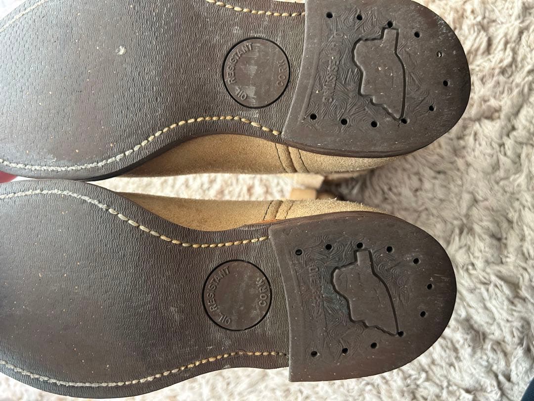羽タグ　RED WING レッドウィング　スエード　ペコスブーツ　6E