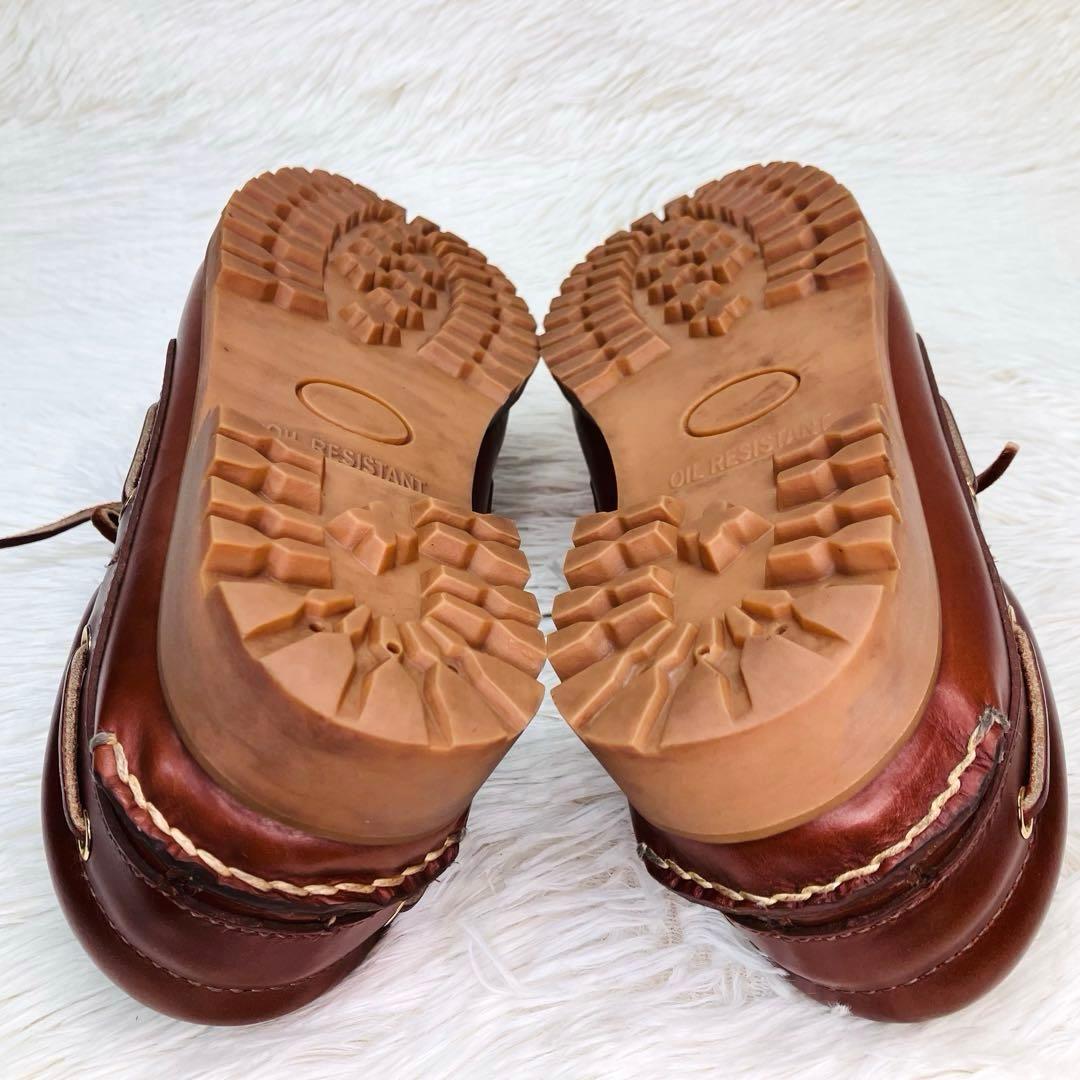 【極美品】REGAL26.5リーガル 3eye JE38 デッキシューズ レザー