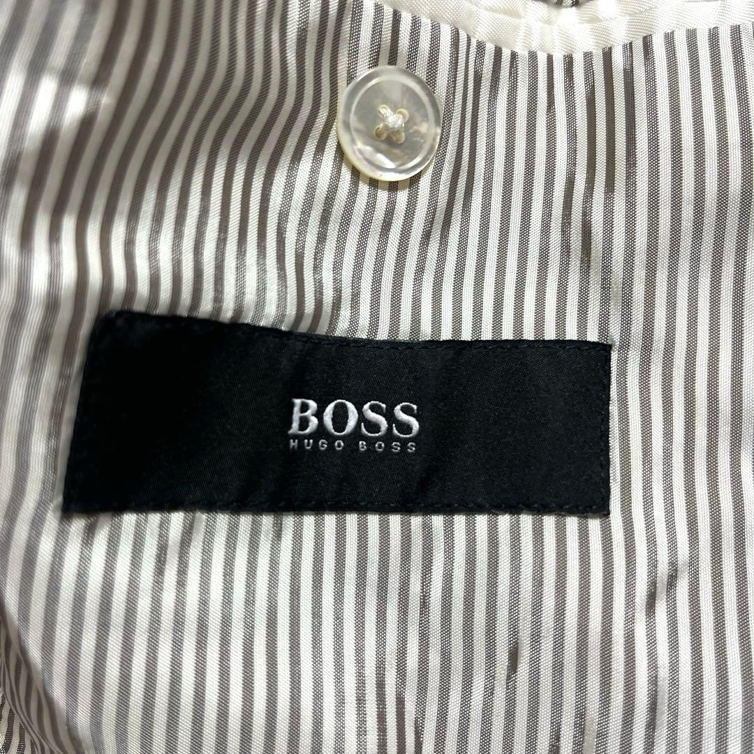 だい極美品 リネンセットアップ シアサッカーHUGO BOSS 春夏