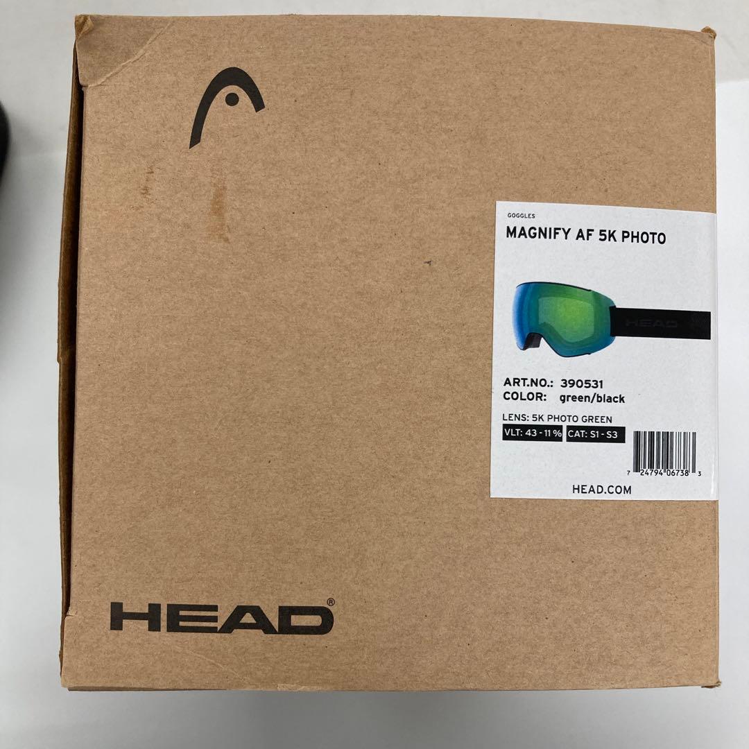 新品未使用　スノーゴーグル　ヘッド　【MAGNIFY AF 5K PHOTO】