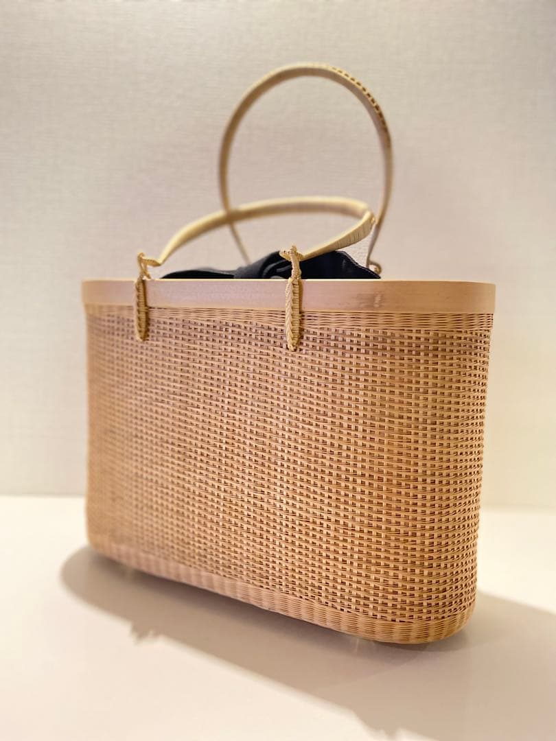 【新品】プラニー　かごバック　タイ王室御用達　プラニー工房　和装　着物　高級　竹