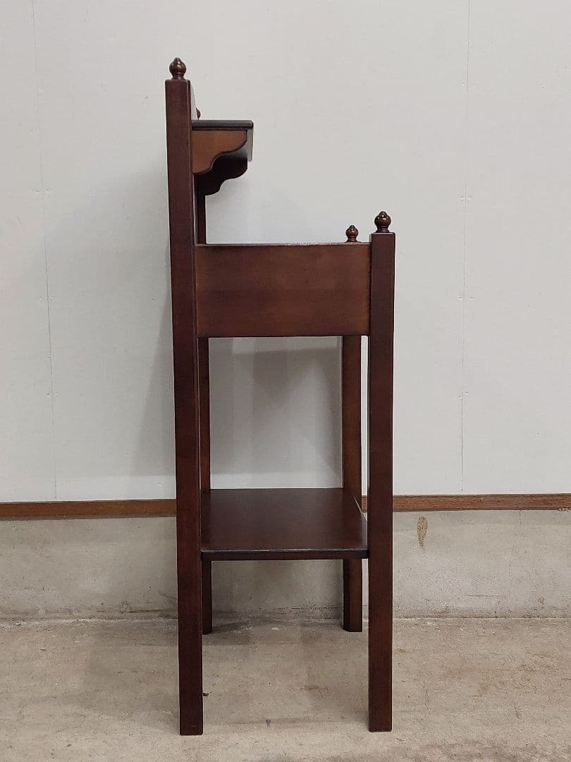 karimoku カリモク 木製 電話台 チェスト引き出し付 オシャレ