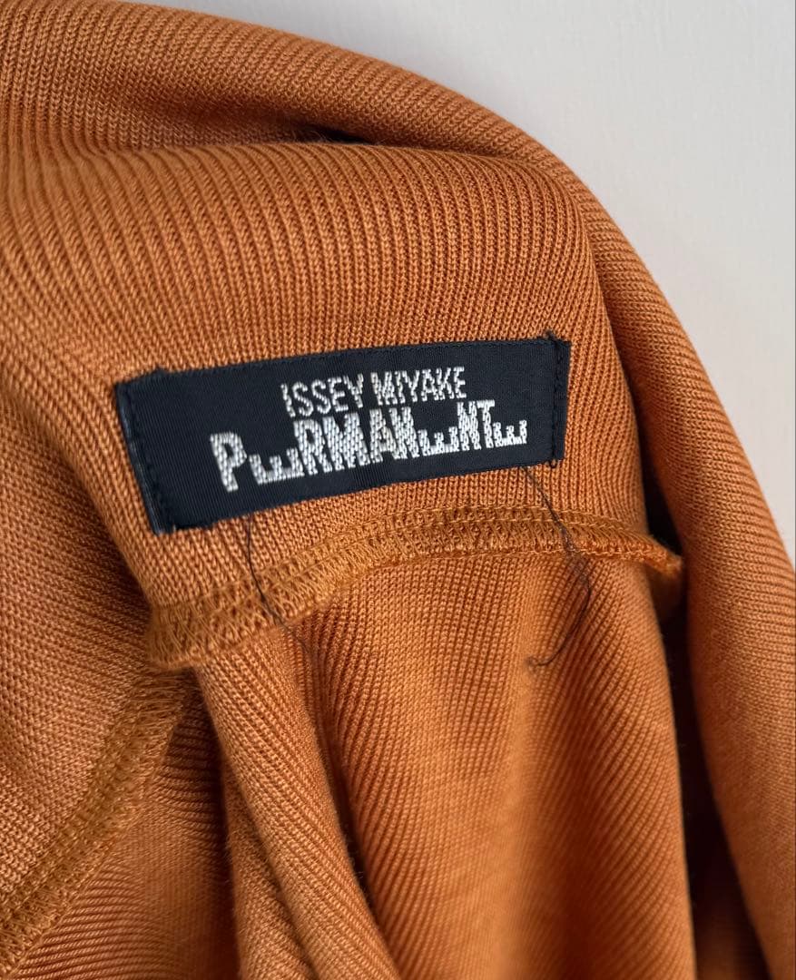 90s ISSEY MIYAKE PERMANENTE 変形タートルネックニット