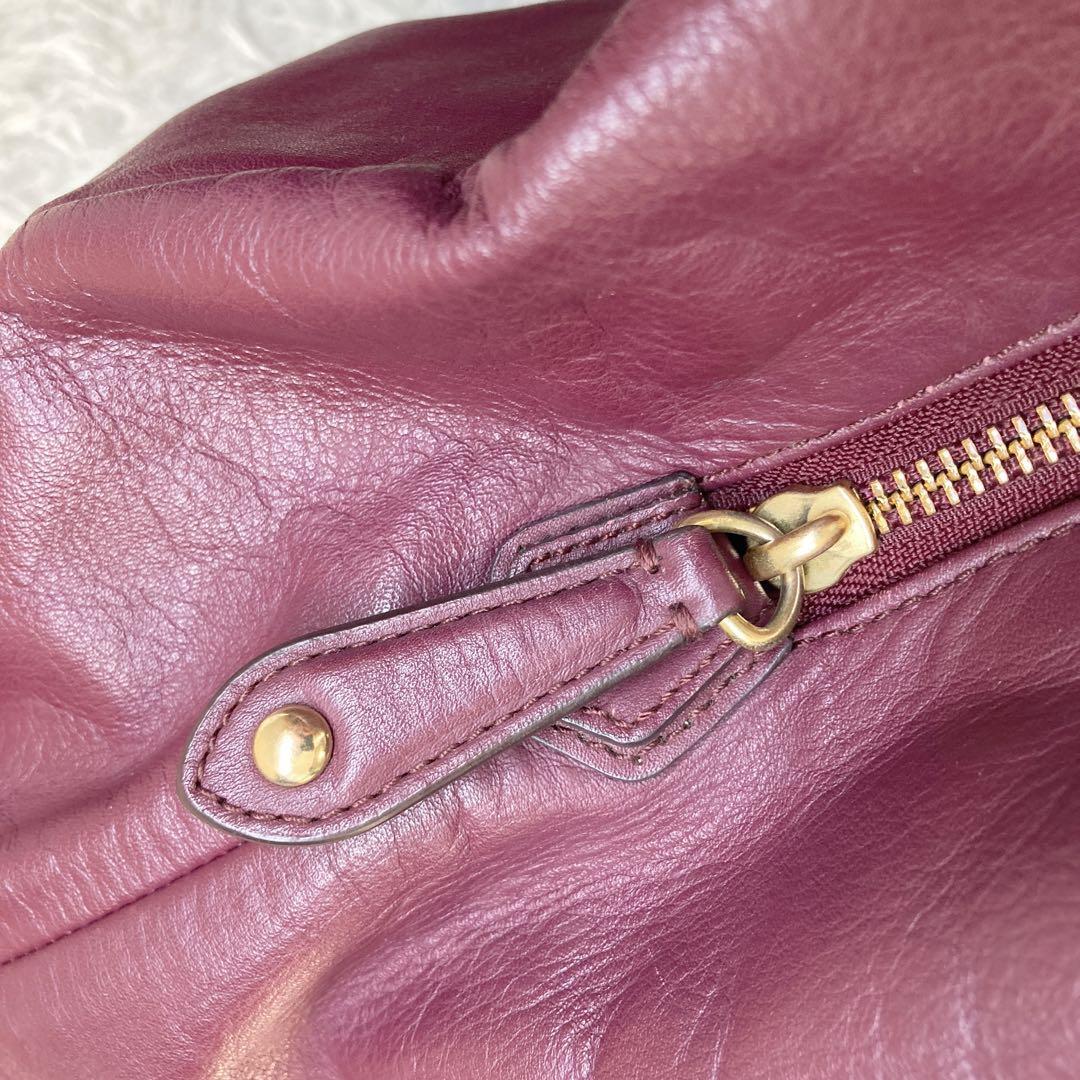 vintage coach old archive キャンベル ボルドー