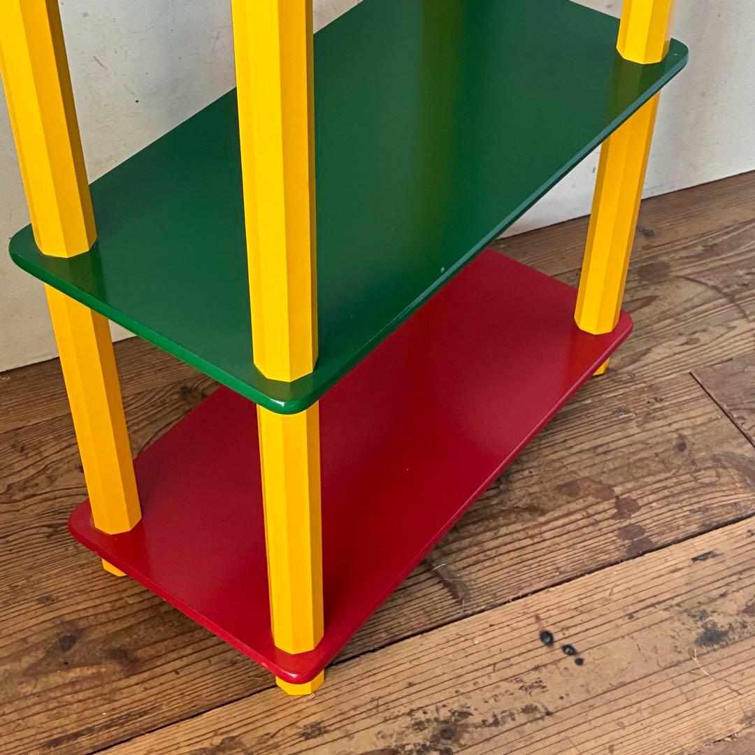 80’s-90’s ポストモダン ヴィンテージ 鉛筆 シェルフ ペンシル