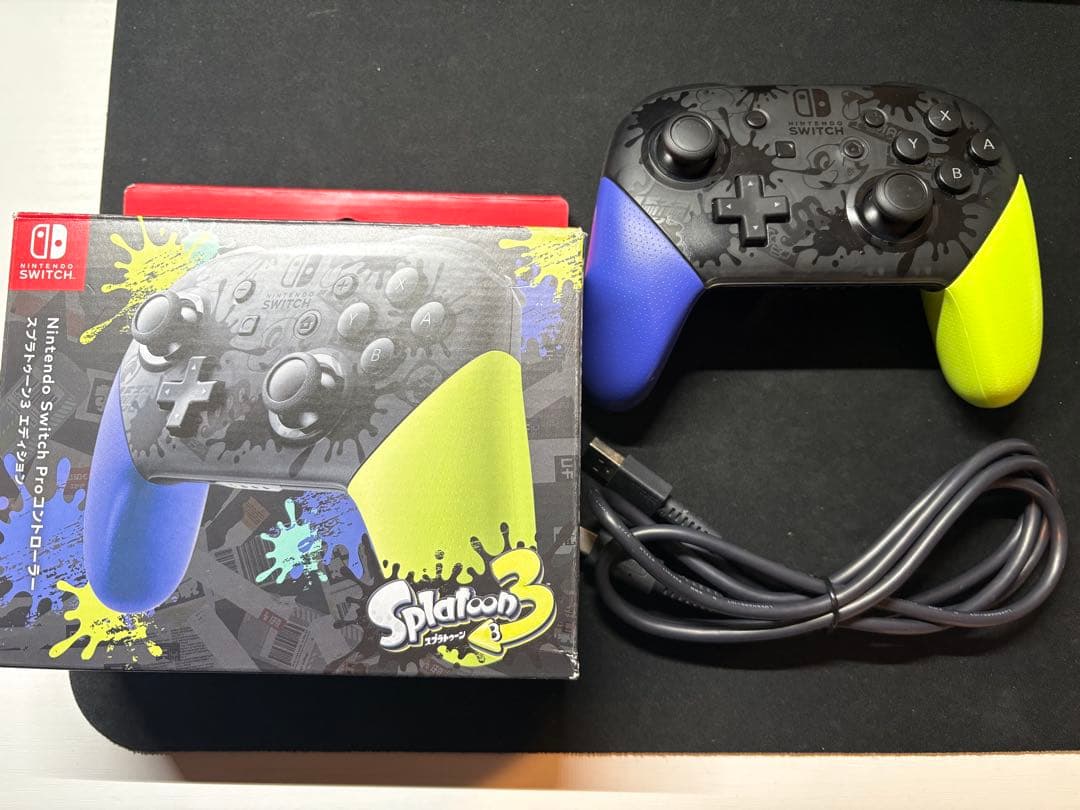 Switch本体 無印フルセット プロコンスプラ3 SDカード64GB