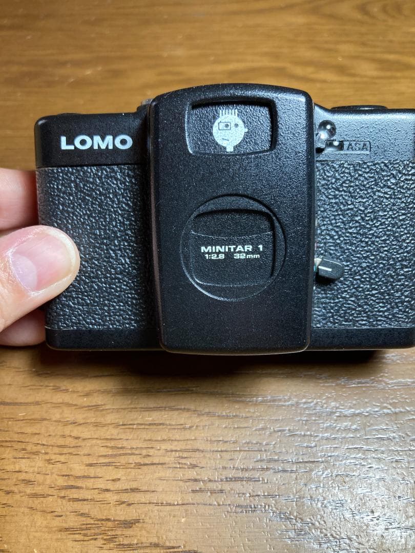 Lomo LC-A + フィルムカメラ 木箱入り　【動作確認済】