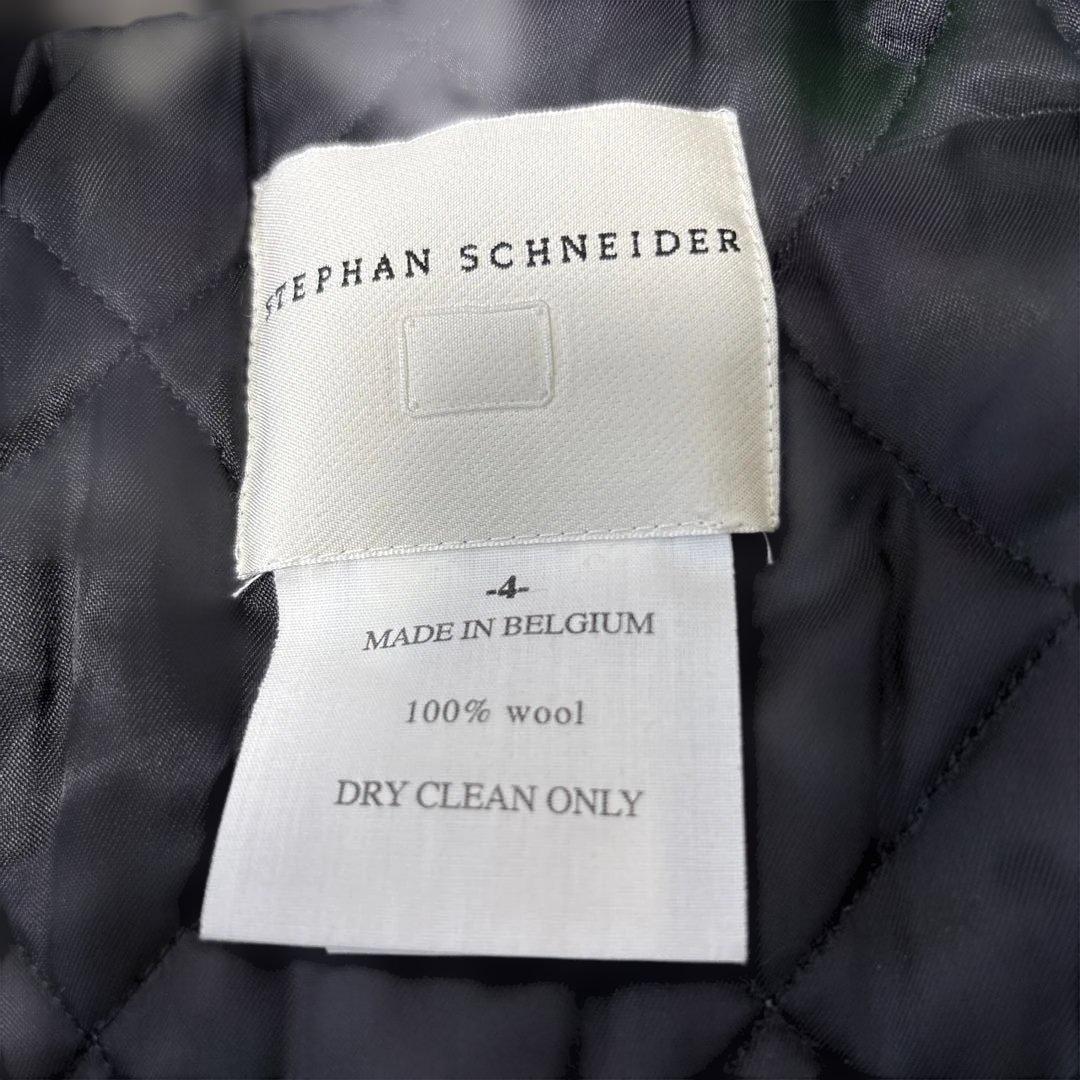 【美品】ステファンシュナイダー　フーデッドウールジャケットXL ウール　グレー