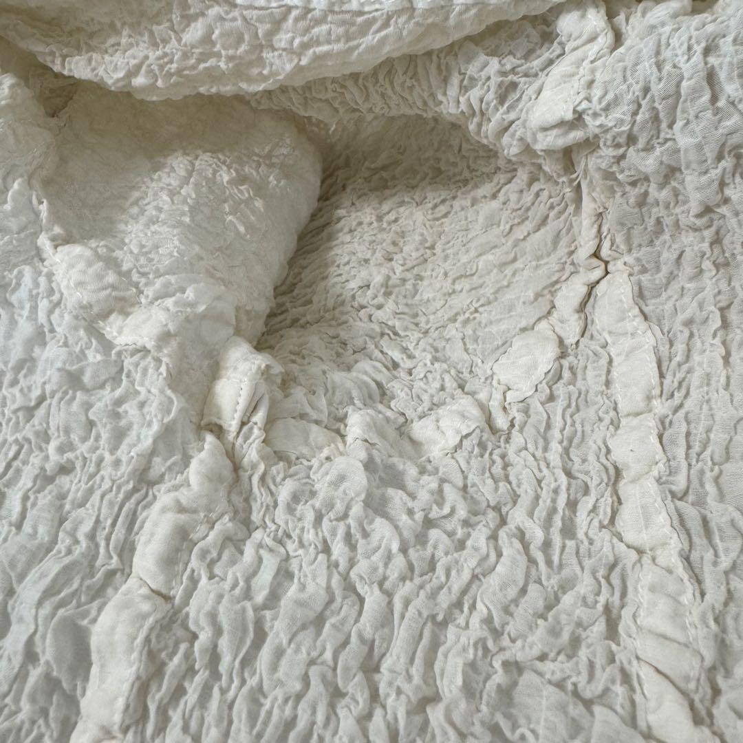 極美品✨ISSEY MIYAKE me カリフラワー　ジャケット　ホワイト