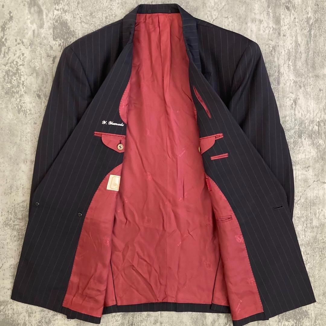 極美品 極上ウールダブルスーツ × Yves Saint Laurentネクタイ