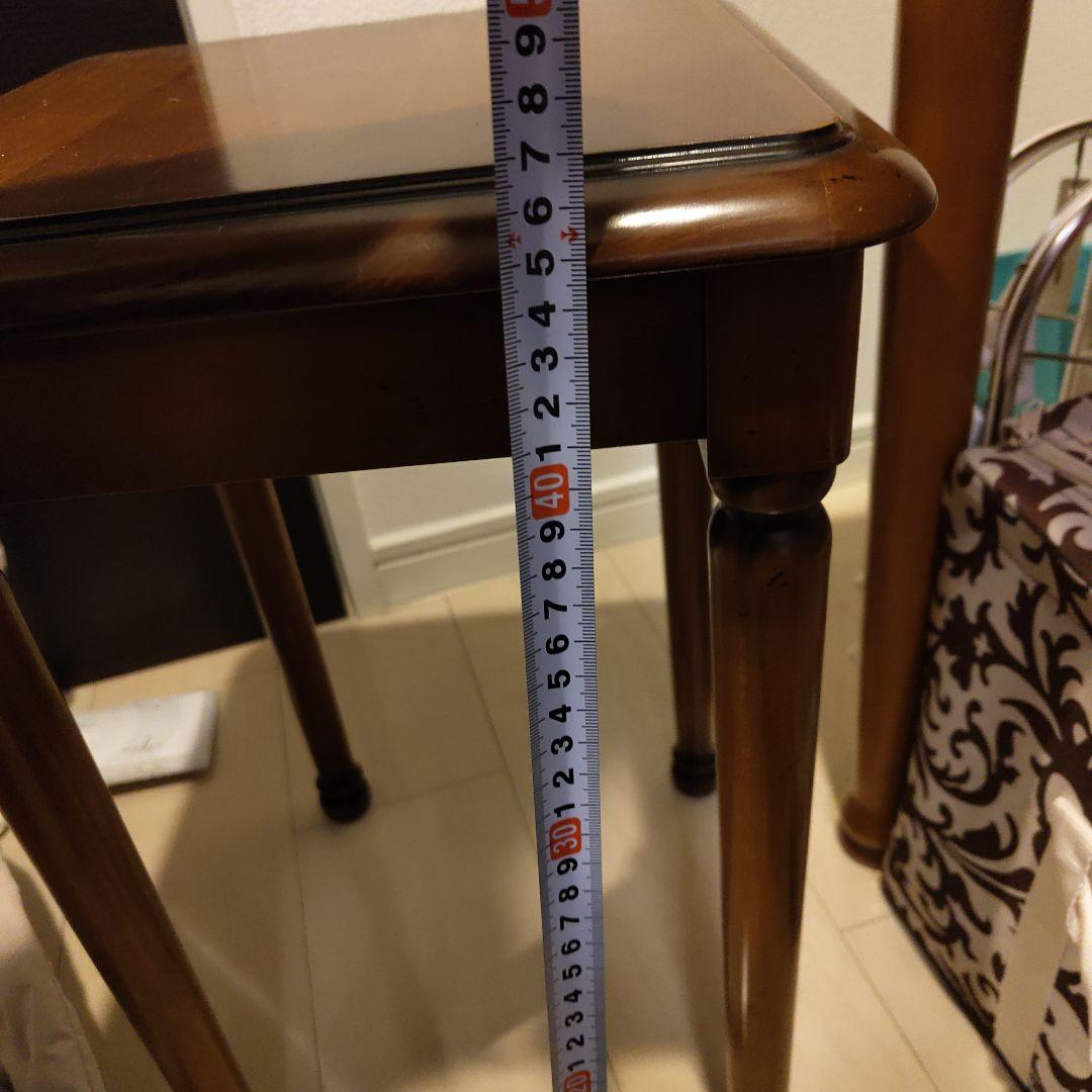 【波風ミナト】フランス製 木製デスク 引き出し付き