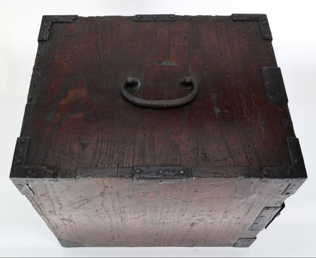 船箪笥 鉄金具 小箪笥 銭箱 民藝 古民具 時代家具 骨董品 和箪笥 船金庫