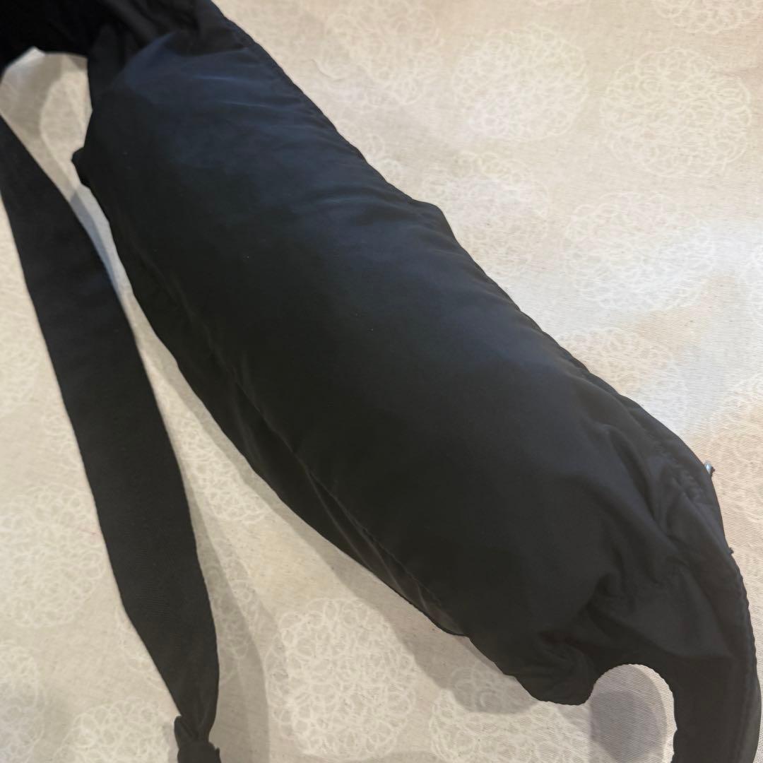 プラダ　ウエストポーチ　ボディバッグ　三角ロゴ　ブラック