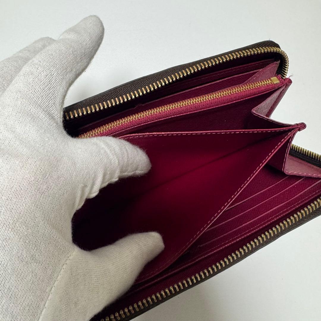 ルイヴィトン モノグラム フューシャ ピンク ジッピーウォレット