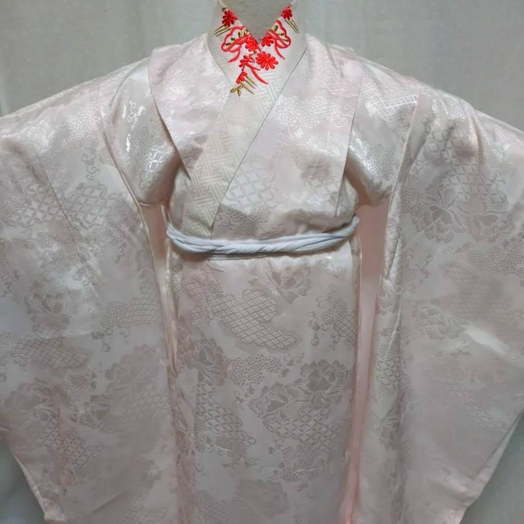 七五三　7歳　正絹着物　袋帯、長襦袢、小物セット　 18ー12