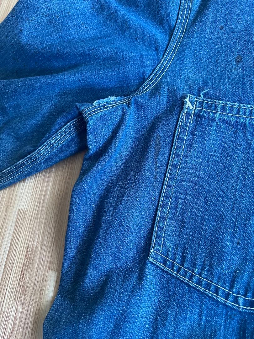 40sヴィンテージ 大戦期Free Land デニム カバーオール