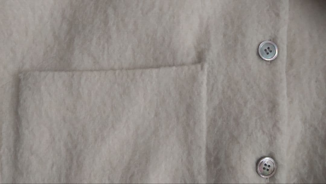 【dou】yori　ウールモヘアシャギージャケット ベビーピンク