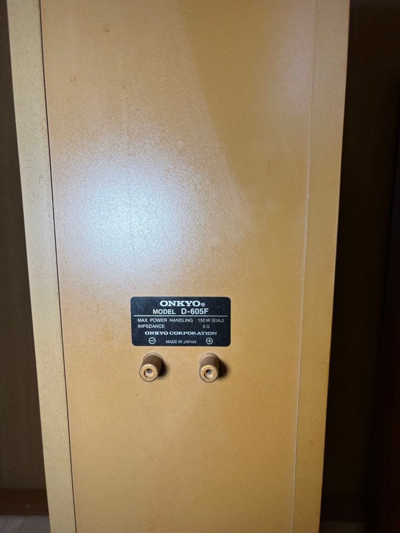 ①　希少　ONKYO オンキョー トールボーイスピーカー D-605F