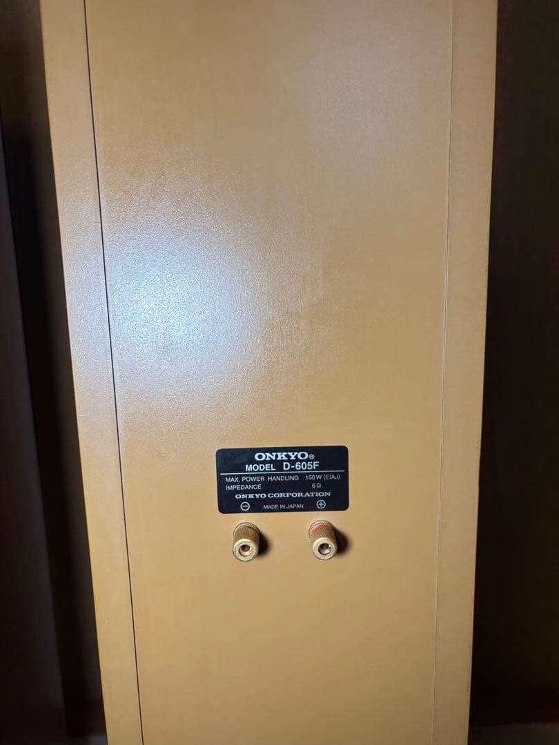 ①　希少　ONKYO オンキョー トールボーイスピーカー D-605F