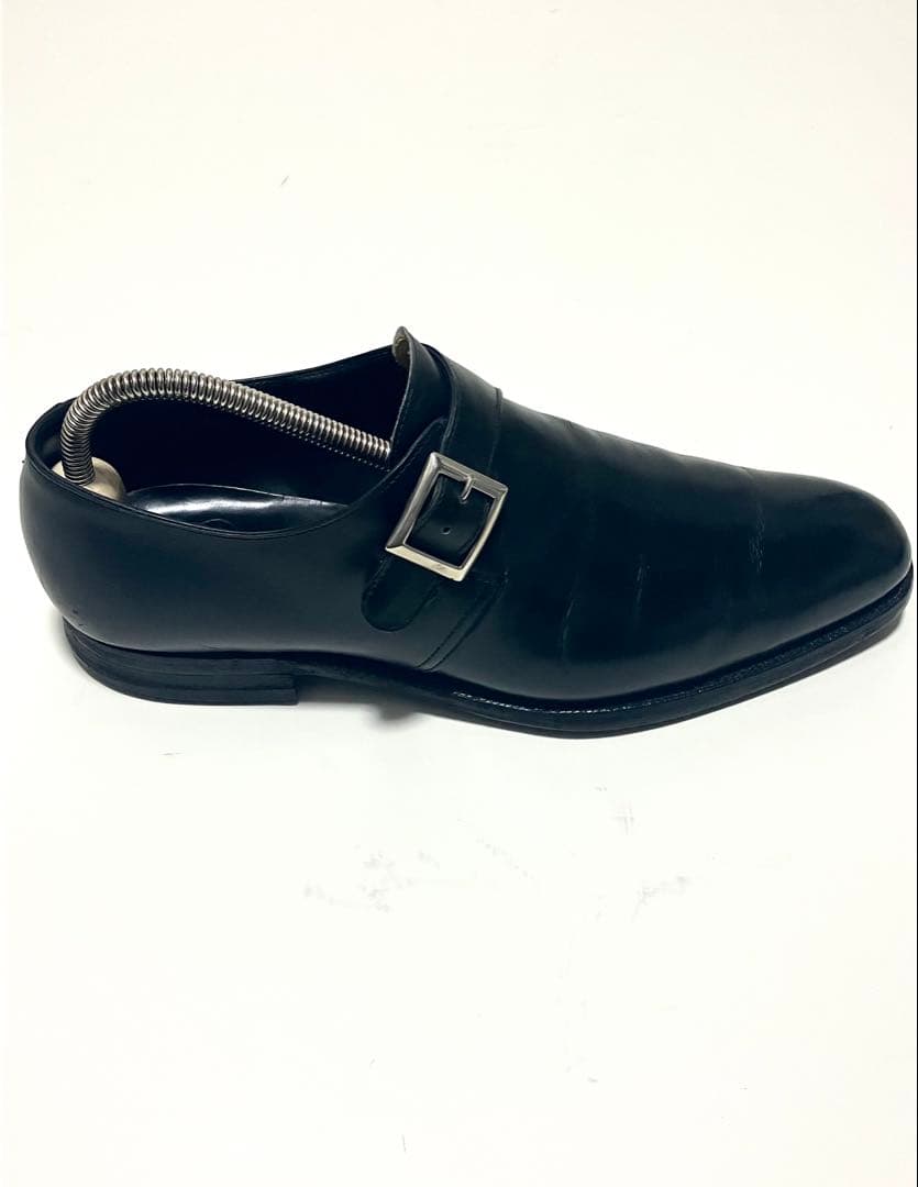 【良品】クロケット&ジョーンズ シングルモンク7 1/2E(27cm)