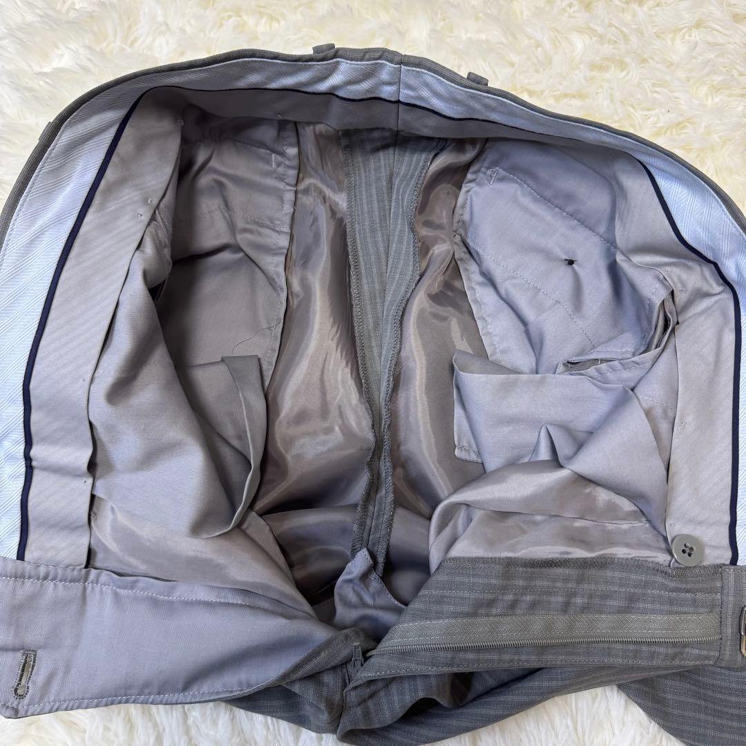 SAVILE ROW×DORMEUIL ストライプ スーツ M グレー