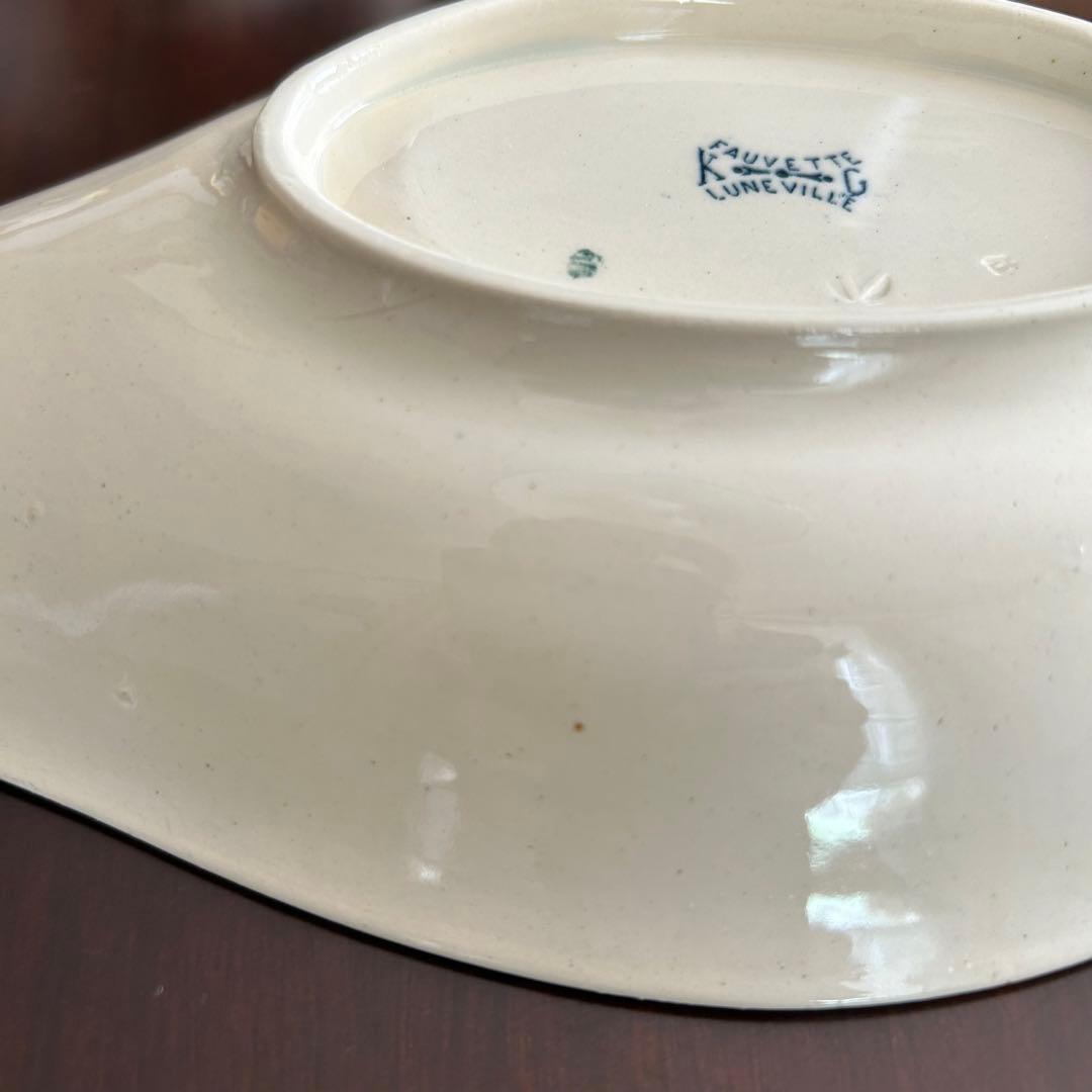 フランス　アンティーク　リュネヴィル　ラヴィエ　鳥