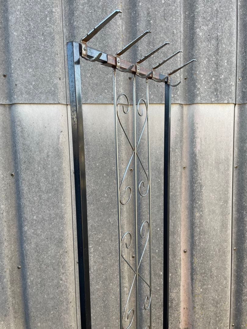稀少/ビンテージ/インダストリアル/アイアン/コートハンガー/傘立て/ラック