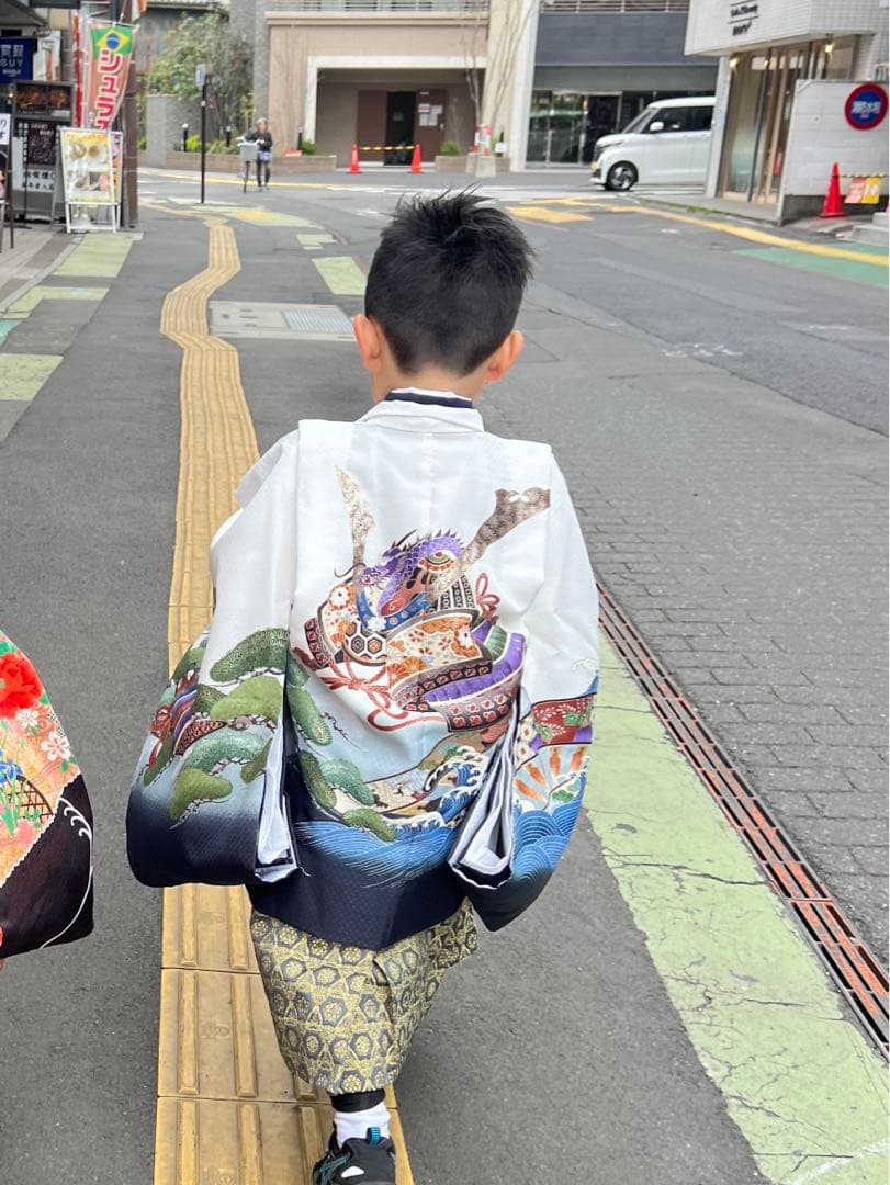 七五三　五歳男の子着物一式