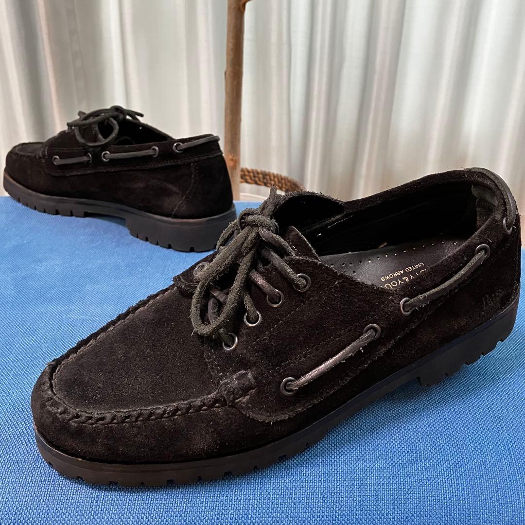 G.H.BASS B&Y 4eye MOC ジーエイチバス スエード ブラック