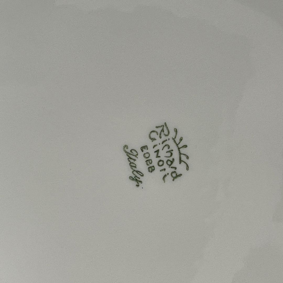 リチャードジノリ　インペロホワイト　6セット　白磁　ディナープレート 23cm