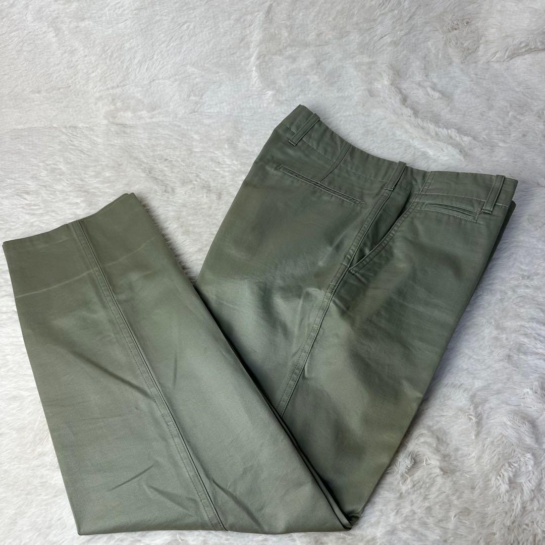 美品 ルイヴィトン 薄グリーン チノパン イタリア製 48 XL
