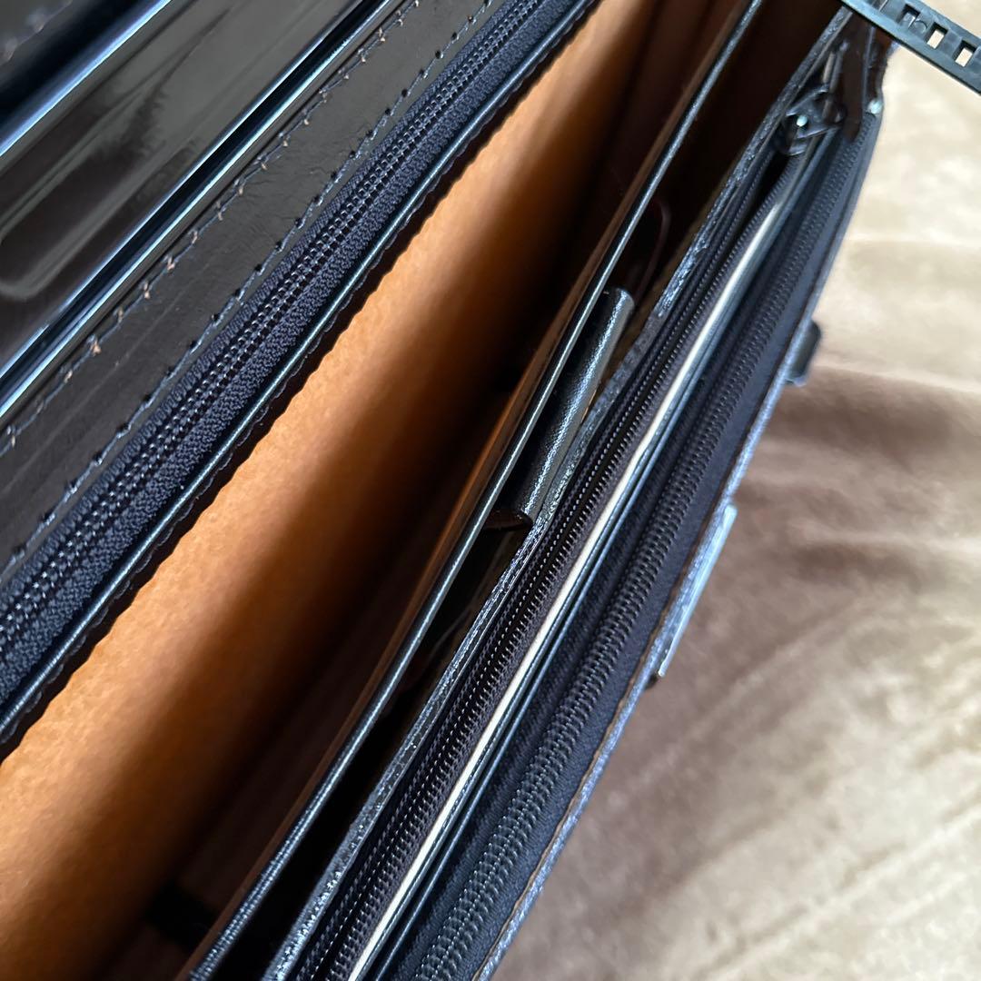 HINOMOTO スクールバッグ 鞄 レザー 黒 レトロ 本革