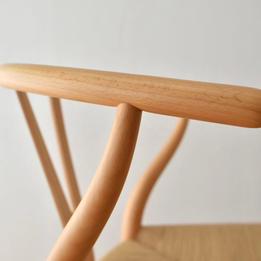 CH24 Hans.J.Wegner Yチェア　本革シートパッド付き　日本サイズ