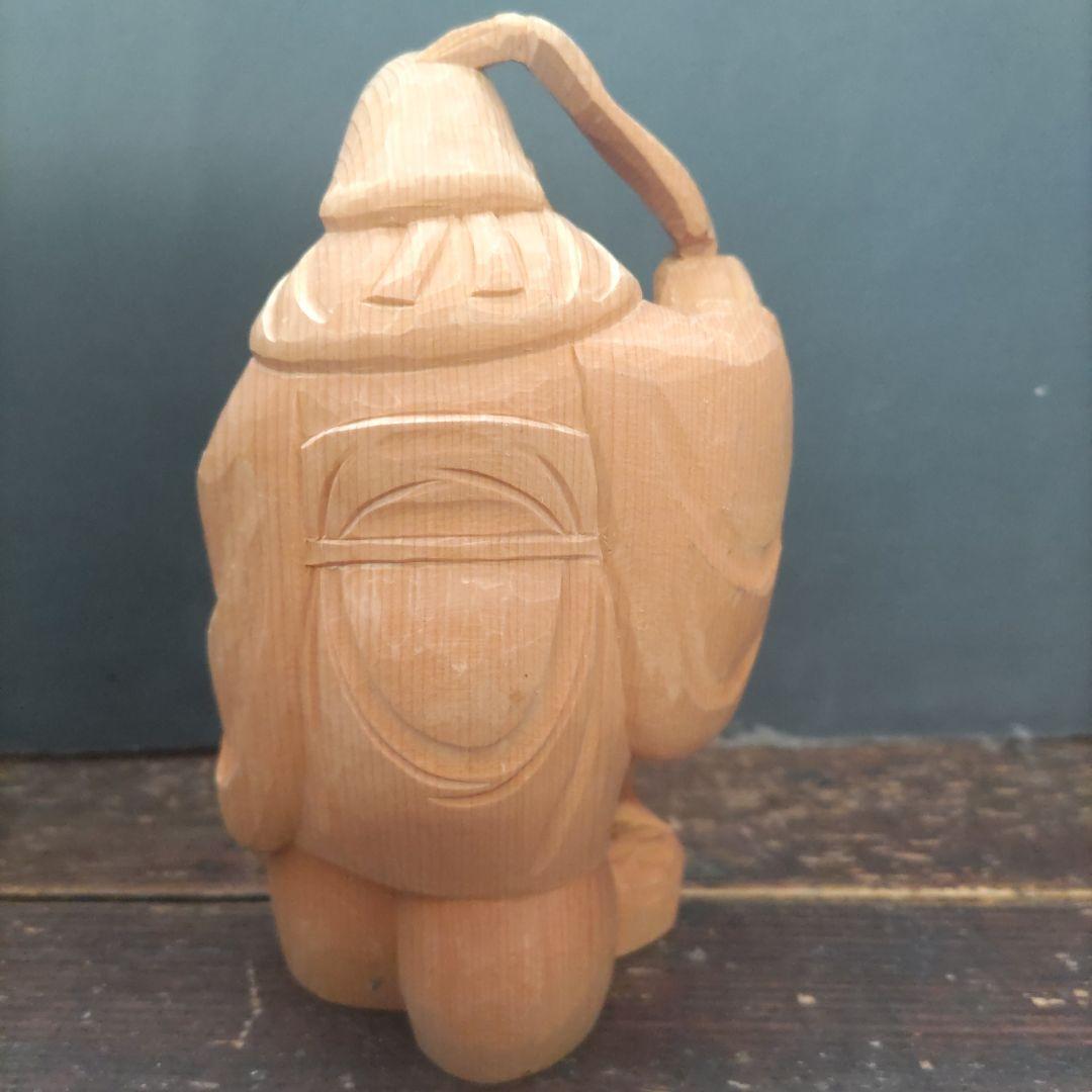 七福神木彫り　手掘り