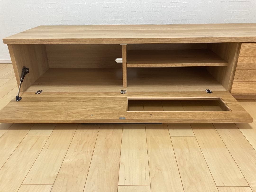 テレビ台　テレビボード　ナチュラル　シンプル　幅162.5センチ